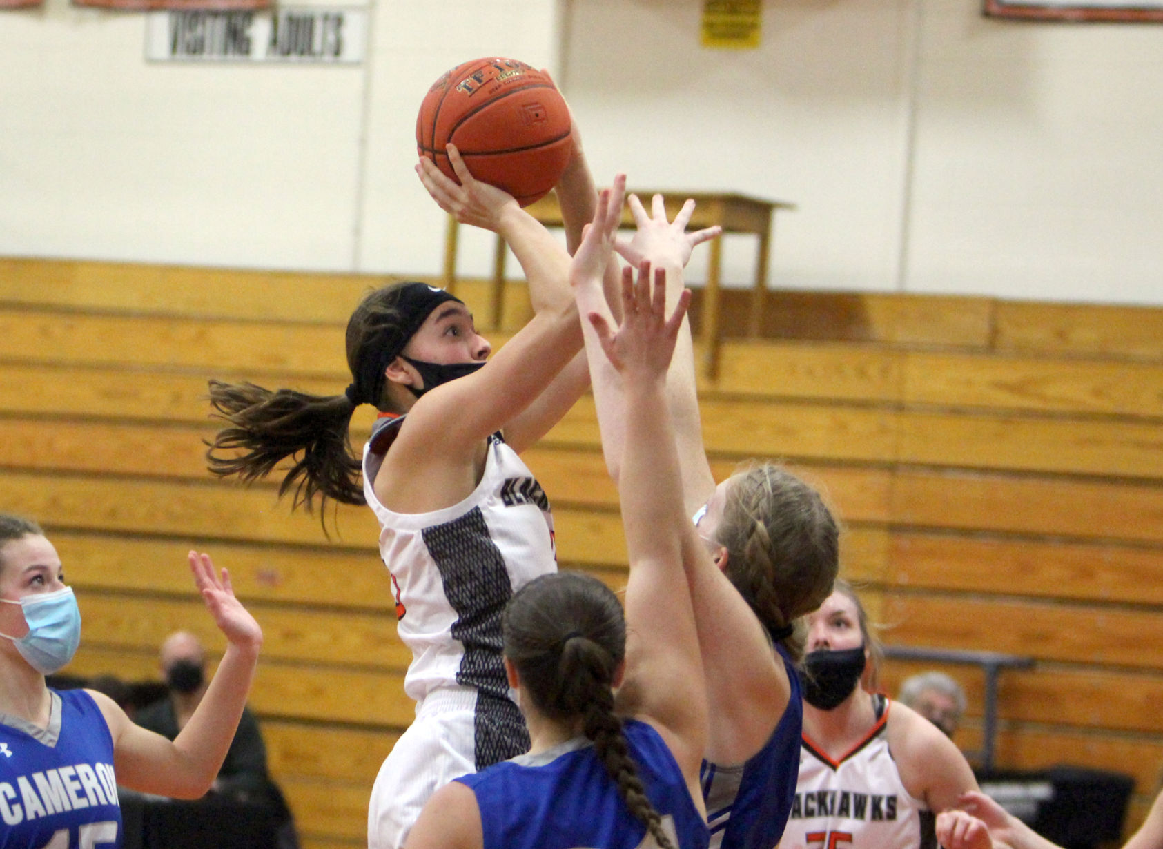 Cameron at Bloomer girls basketball 2-2-21